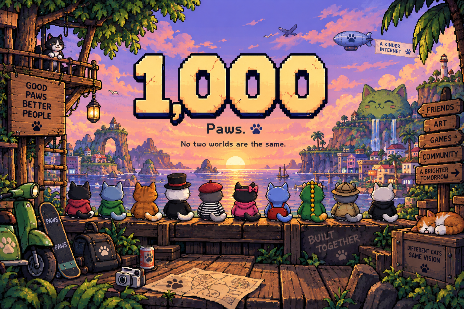 1,000 Paws — no two worlds are the same