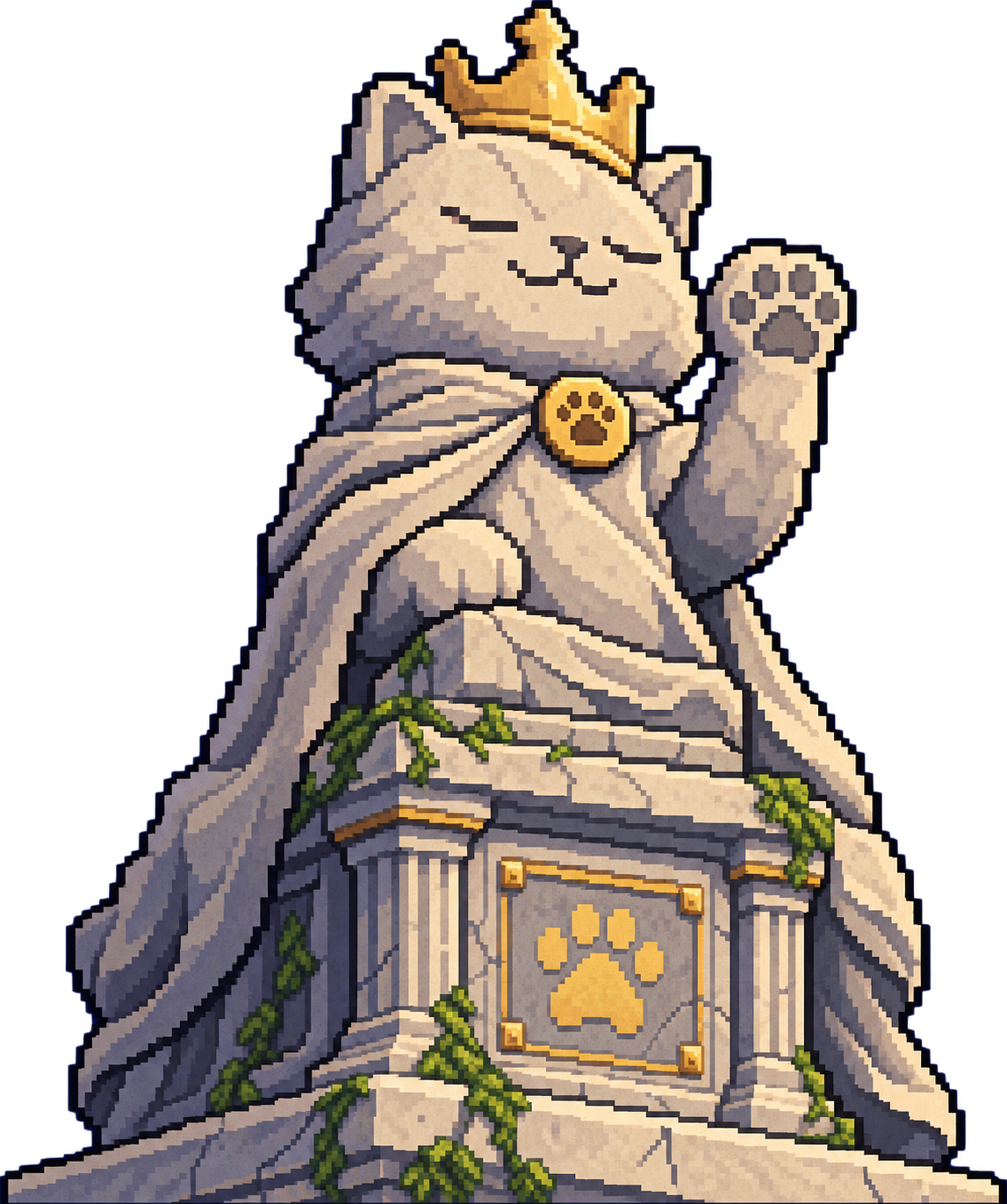 The Paw statue